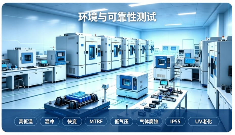 环境与可靠性测试服务示意图